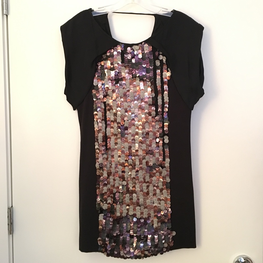 Tibi Mini Sequin Dress